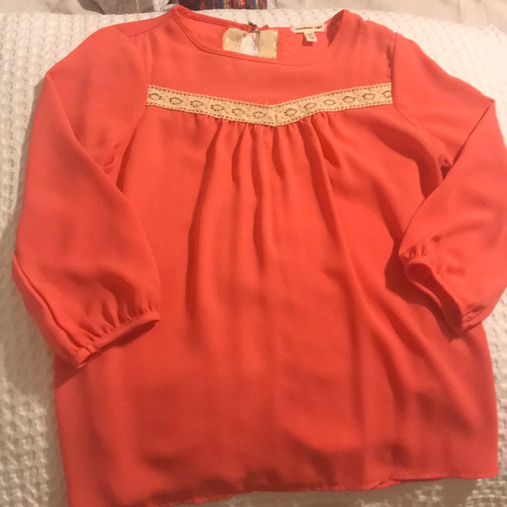 Coral Blouse